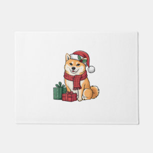 Paillasson Shiba Inu Joyeux Chiens de Noël Noël Noël