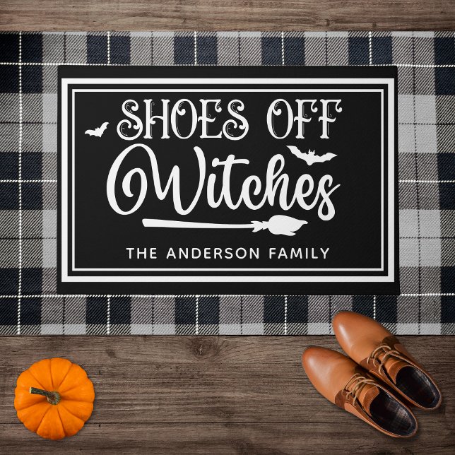 Paillasson Shoes Off Witches - Funny Halloween (Créateur téléchargé)