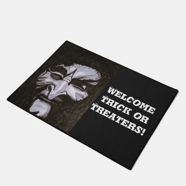 PAILLASSON SIGNE HALLOWEEN TRICK OU TREATERS (Incliné)