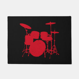 Paillasson Silhouette de kit de tambour
