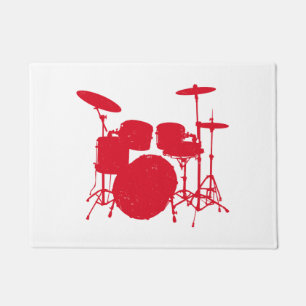 Paillasson Silhouette de kit de tambour