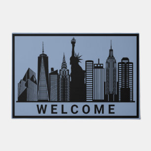 Paillasson Silhouette de la ville de New York