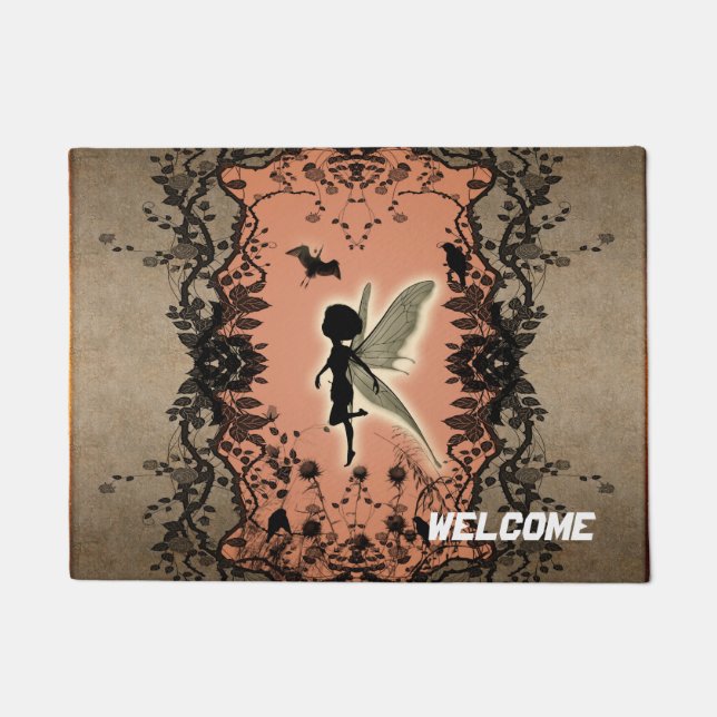 Paillasson Silhouette féerique mignonne (Devant)