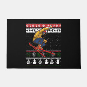 Paillasson Ski Noël laid