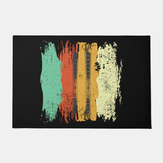 Paillasson Ski Rétro (Devant)