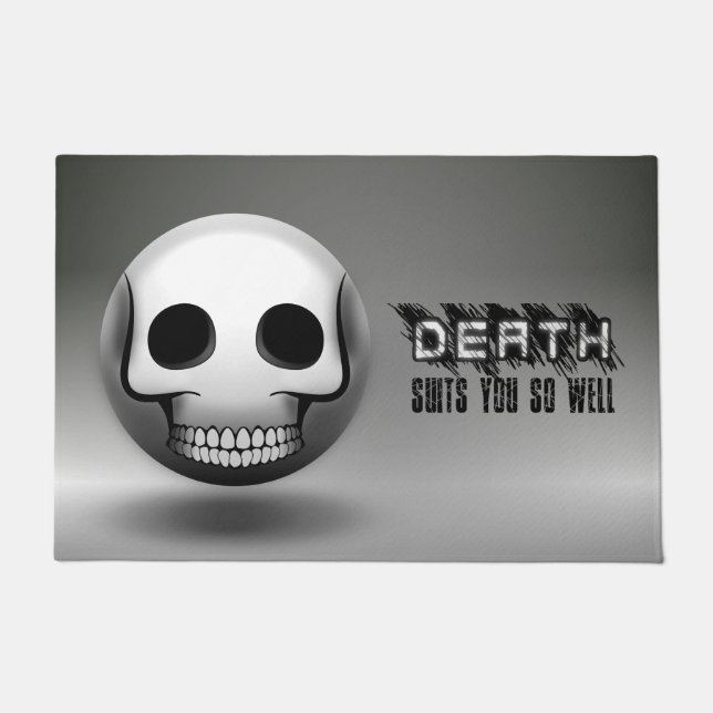 Paillasson Skullmoji Fußmatte (Vorderseite)