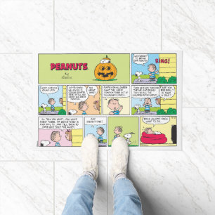 Paillasson Snoopy & Linus   Les grandes nouvelles Citrouilles