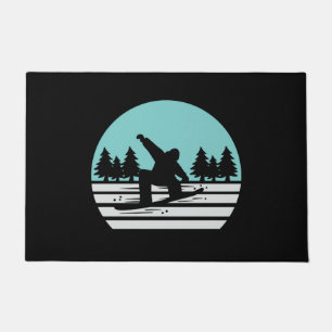 Paillasson Snowboard Retro Vintage