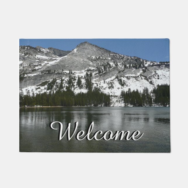 Paillasson Snowy Tenaya Lake Yosemite National Park Photo (Devant)