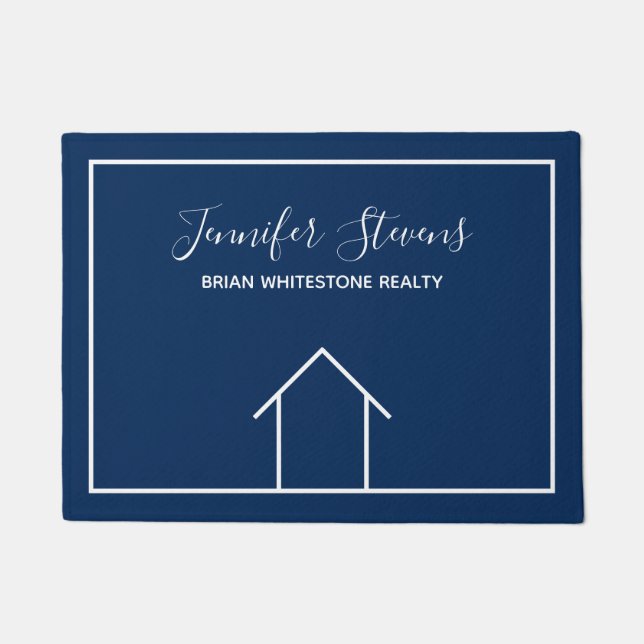 Paillasson Société immobilière Open House Custom Navy Blue (Devant)