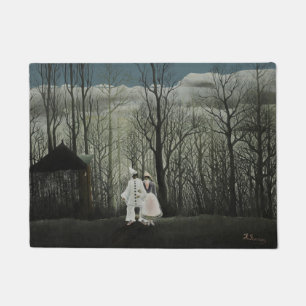 Paillasson Soirée de Carnaval, peinture à l'huile de Henri Ro