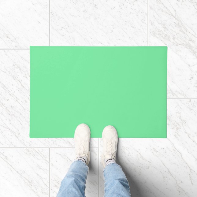 Paillasson Solid Bright Lime Green Door Mat (Intérieur)