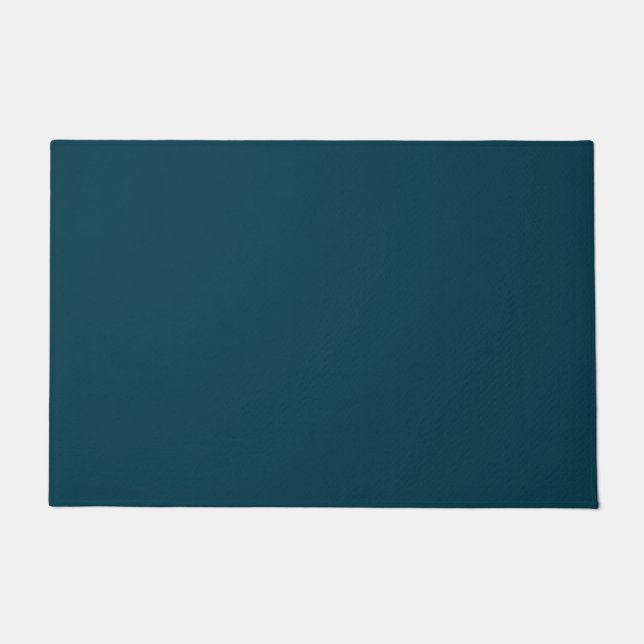 Paillasson Solid deep aqua teal blue (Devant)