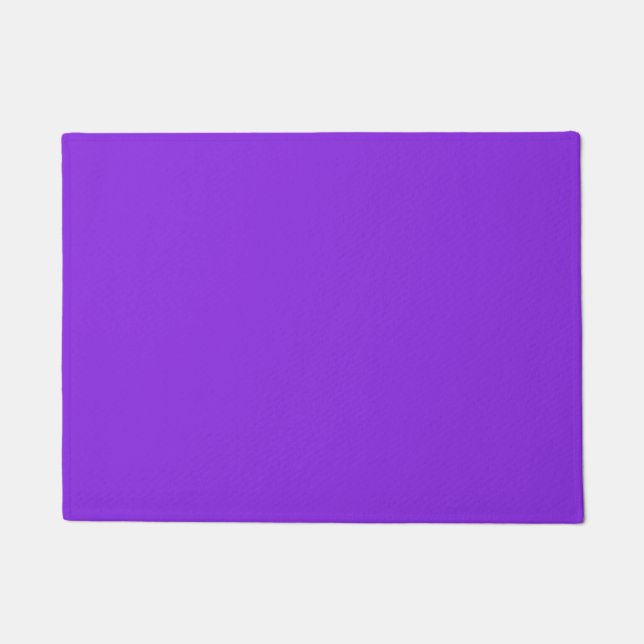 Paillasson Solide bleu violet minimaliste Plain moderne (Devant)