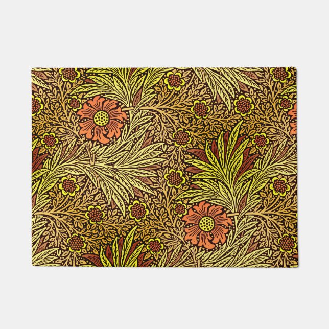 Paillasson Souci de William Morris, brun d'en cuivre et (Devant)