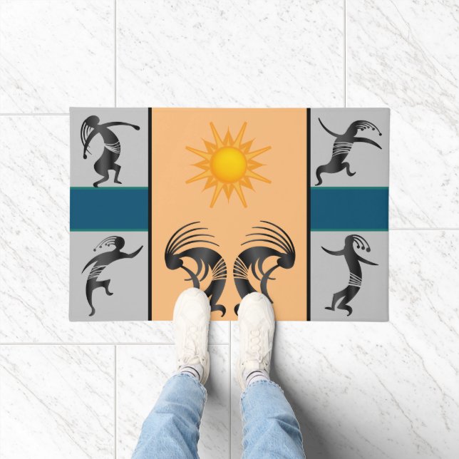 Paillasson Southwest Kokopelli Dance Party (Intérieur)