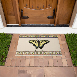 Paillasson Southwestern Yellow Swallowtail Butterfly Medium