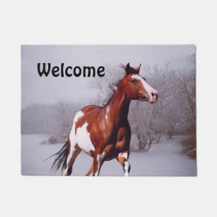 Paillasson Spiegeland Welcome Paint Horse Doormat de neige