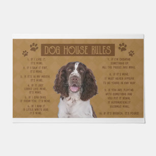 Paillasson Springer Spaniel Dog House Règles, S'Il A Cassé