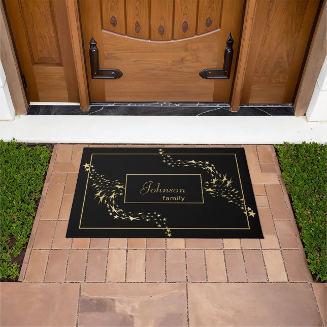 Paillasson Star Or tendance Monogramme (De plein air)