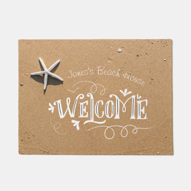 Paillasson Starfish sur Tan Sand Beach House Accueil familial (Devant)