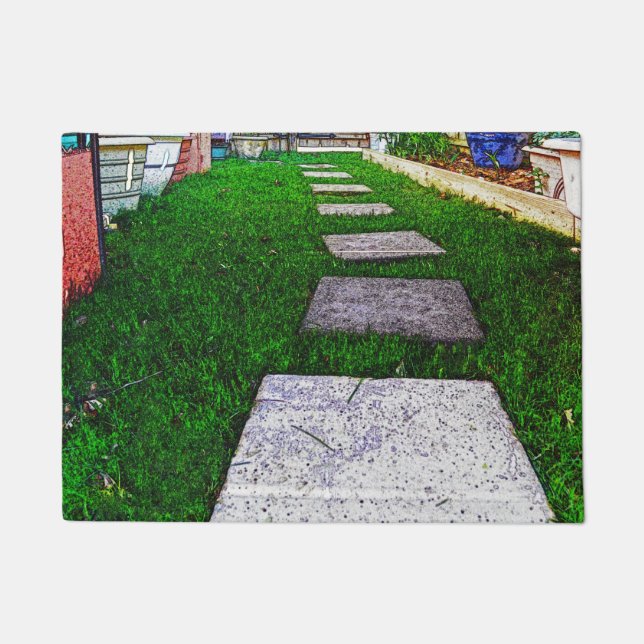 Paillasson Stepping Stones par Shirley Taylor (Devant)