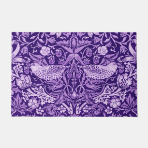 Paillasson Strawberry Thief Purple, William Morris