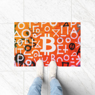 Paillasson Street Art "Bitcoin Graffiti" (Style #7)