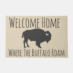 Paillasson Style occidental de Buffalo à la maison bienvenu