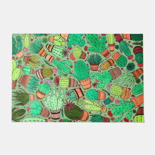 Paillasson Succulent Cactus Pots Plante Vert Cactus Jardin