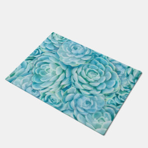 Paillasson Succulents bleus
