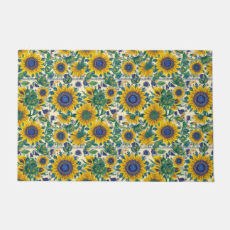 Paillasson Sunflowers Ukrainian folk art Door Mat
