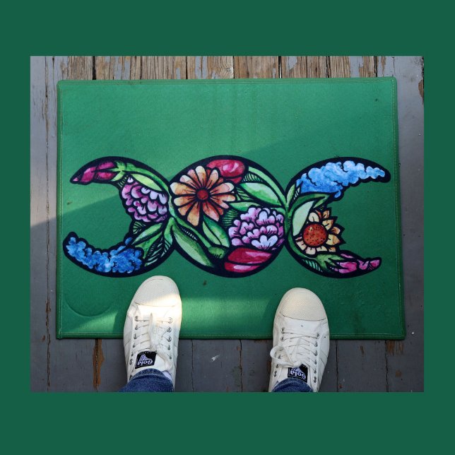 Paillasson Symbole de la lune triple (Créateur téléchargé)