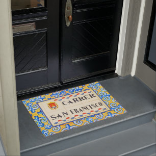 Paillasson Symbole de la rue espagnole San Francisco Carrelag