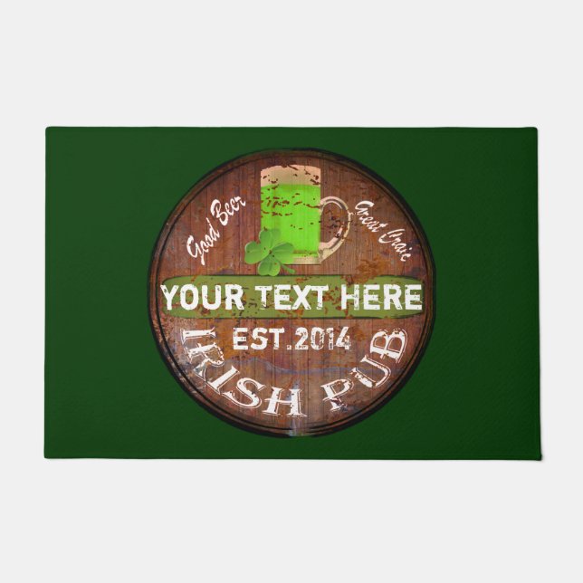 Paillasson Symbole de pub irlandais (Devant)