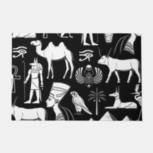 Paillasson Symbole Hiéroglyphique d'Égypte ancienne Motif