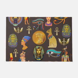 Paillasson Symbole Motif égyptien Hiéroglyphique antique