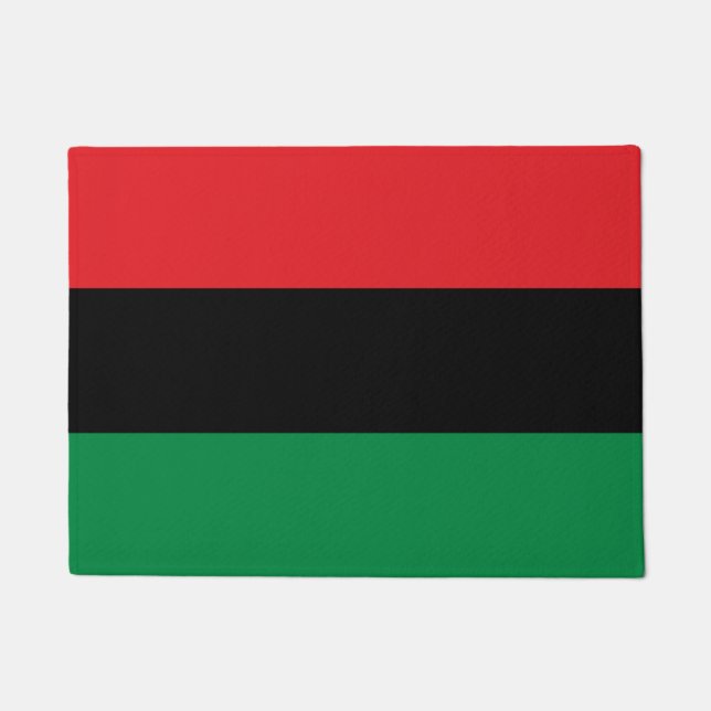 Paillasson Symbole panafricain du drapeau et de l'union / fan (Devant)