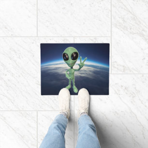 Paillasson SYMBOLE VERT Alien Peace V