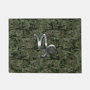 Paillasson SYMBOLE Zodiaque Capricorne Camouflage boisé