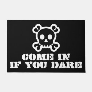 Paillasson Symboles simples - SKULL & BONNES + vos idées