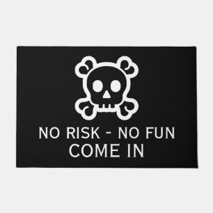 Paillasson Symboles simples - SKULL & BONNES + vos idées