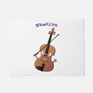 Paillasson Sympa drôle violon personnage de dessin animé
