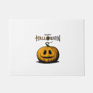 Paillasson T-shirt orange adulte Happy Halloween Jack O'Lante