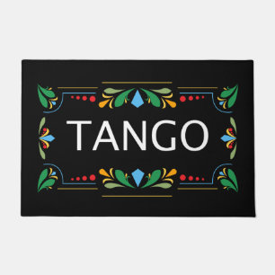 Paillasson Tango argentin Fileteado Porteno inspiré