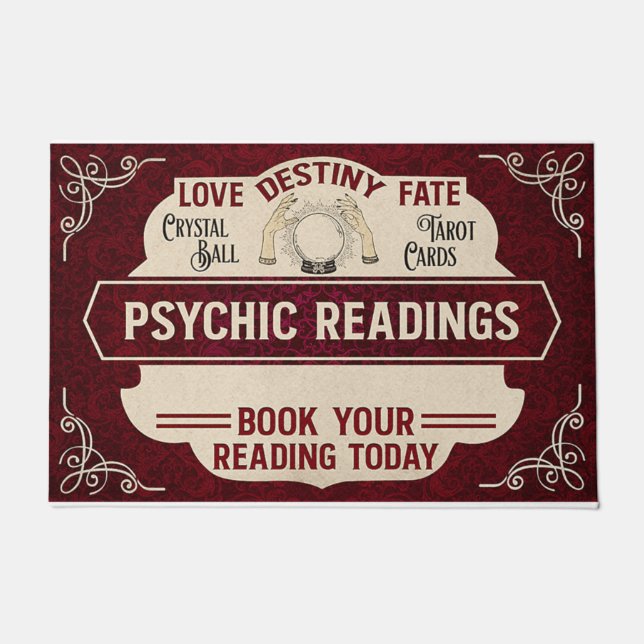 Paillasson Tarot Réserver Votre Lecture Aujourd'Hui Rug (Devant)