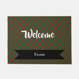 Paillasson Tartan à carreaux Fraser de Castle Leathers