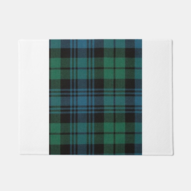 Paillasson Tartan Black Watch restauré (Devant)