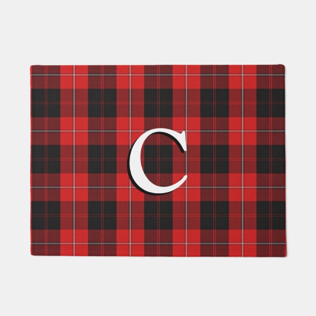 Paillasson Tartan écossais de Cunningham de clan (Devant)