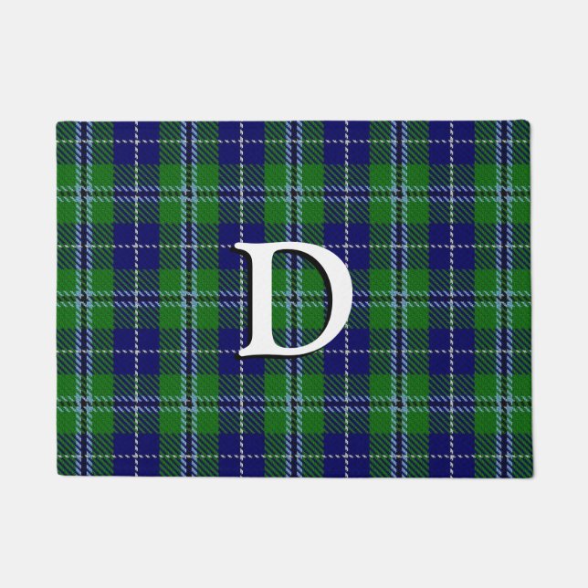 Paillasson Tartan écossais de Douglas de clan (Devant)
